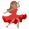 Woman Dancing - Medium emoji on Emojione